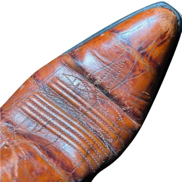 Ariat Women’s Pointed Toe Gator Print Slouch Western Cowboy Boot - Picture 5 of 8